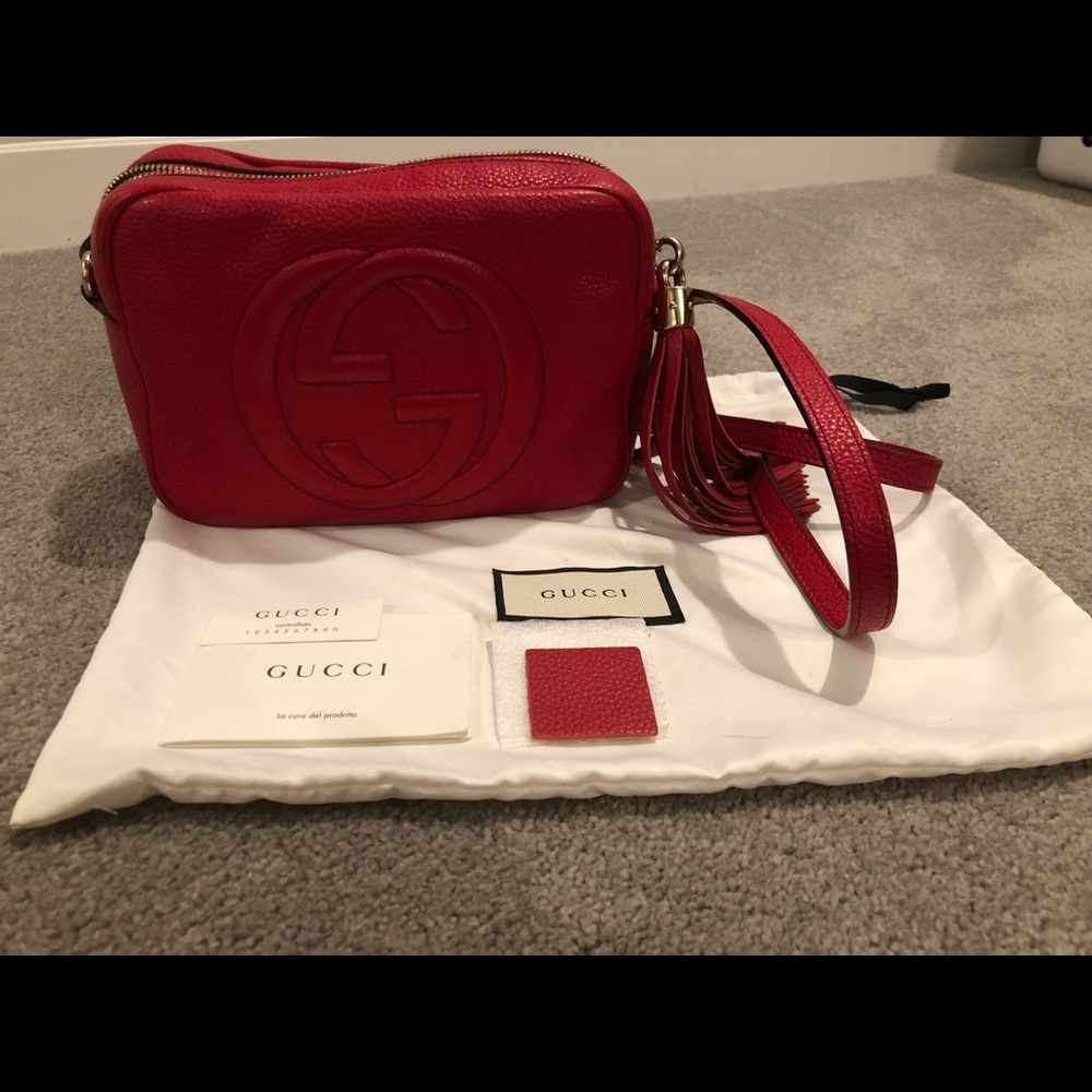 Authentic Gucci soho crossbody bag.